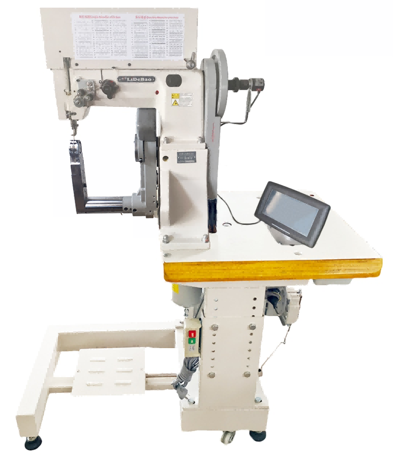 Dubbele naald U-vormige roterende armpatroon naaimachine