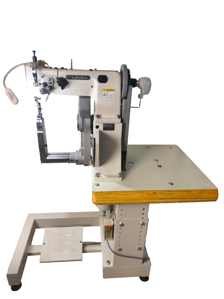Dubbele naald U-vormige roterende arm naaimachine