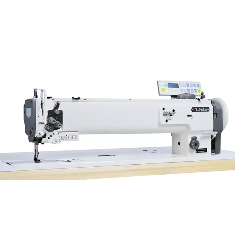 Lange arm, eennaalds mengvoer, zware naaimachine