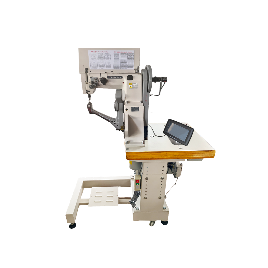 Patroon zijwand zool stikselmachine